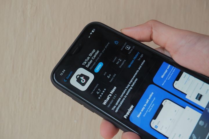 De app voor verkopers in TikTok. Foto: Shutterstock.com