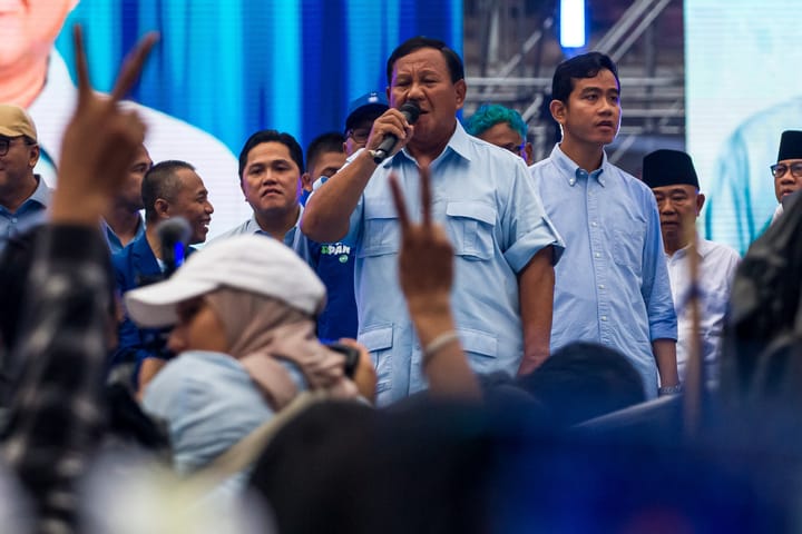 Prabowo roept na officiële verkiezingsuitslag op tot eenheid